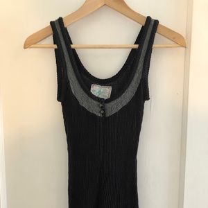 Free People Cotton Blend Stretch Tank Top
